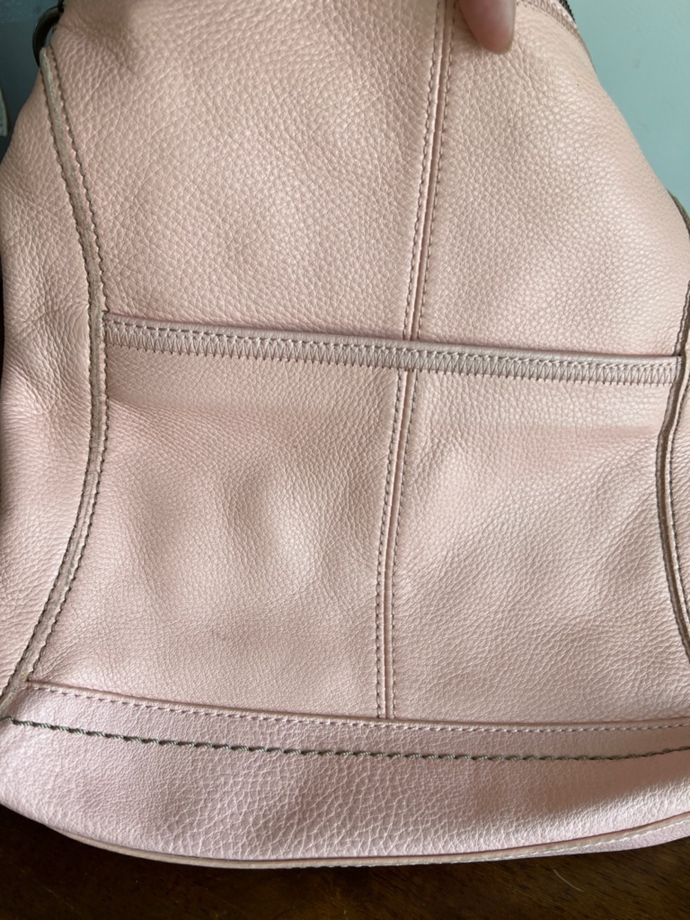 The Sak Pink Leather Crossbody Bag - Picture 7 of 7
